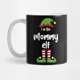 I'm The Mommy Elf Family Matching Christmas Pajama Gifts Mug
